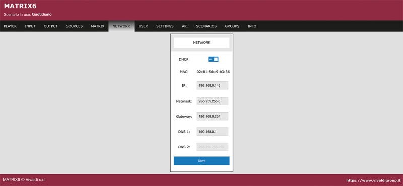 Vivaldi Multimedia MATRIX6